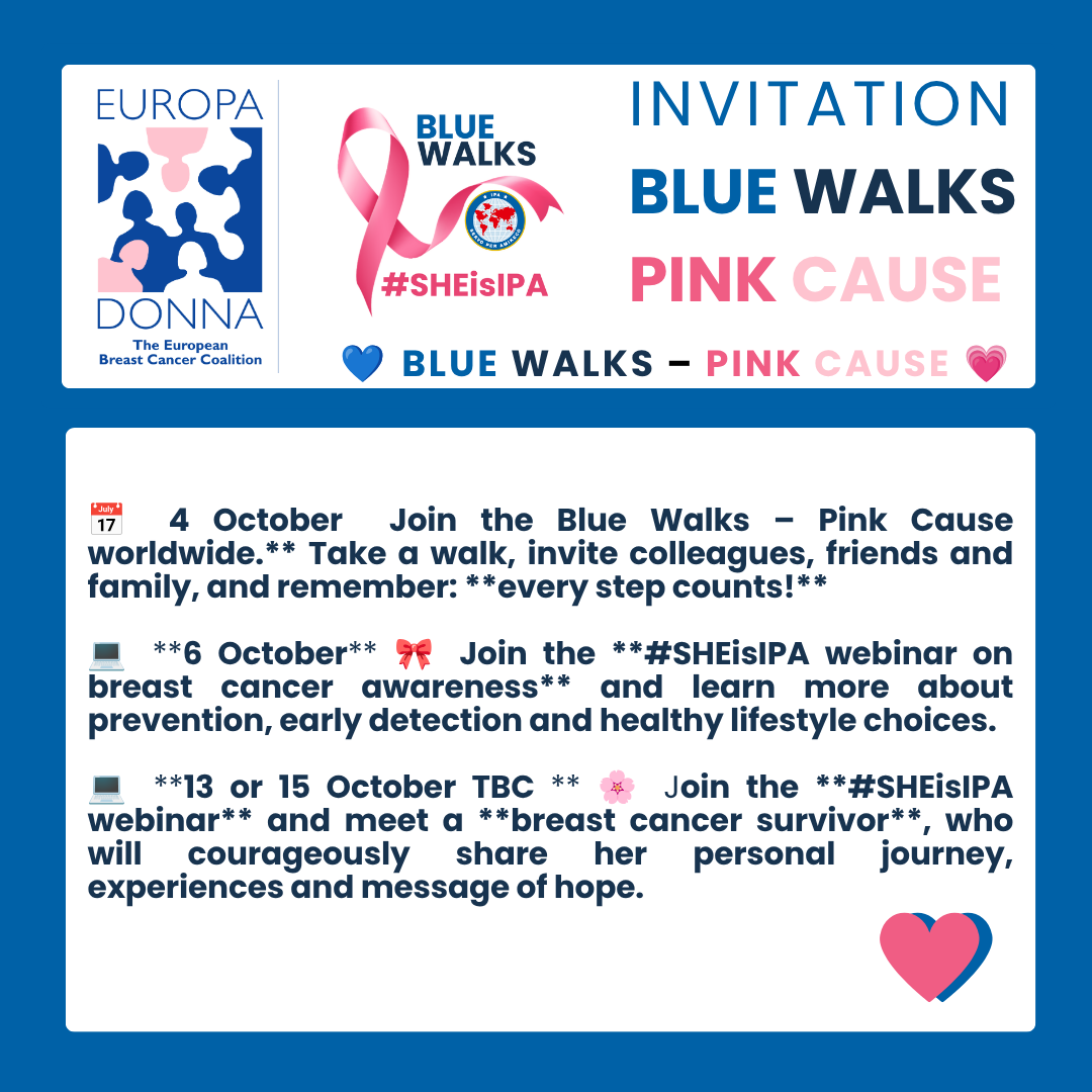 Blue Walks - Pink Cause